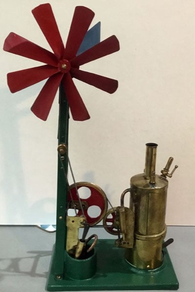 Early version of the Renown Windmill with the large brass pulley