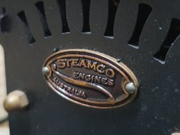 Steamco badge detail