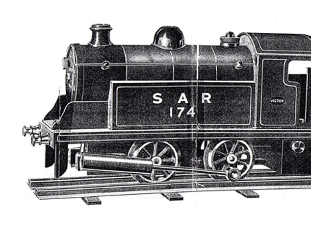 Victor model steam locomotive