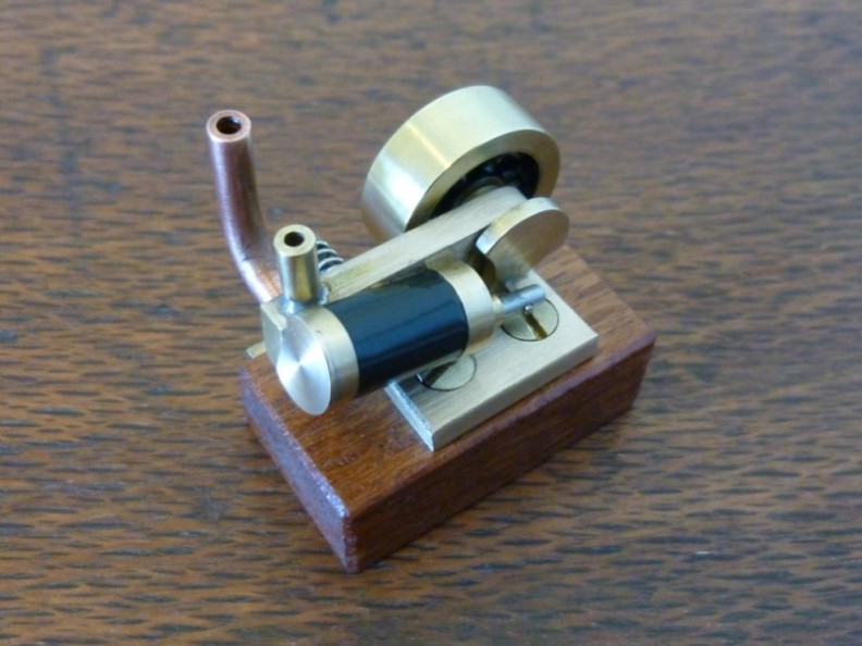 Rear view of Peake Engines Limited Edition Minor
