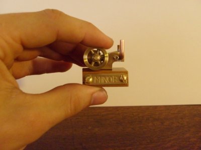 Peak Engines - Minor engine held in hand
