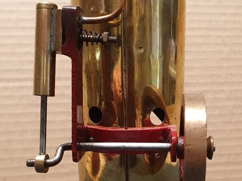 Cast brass Scorpion engin frame