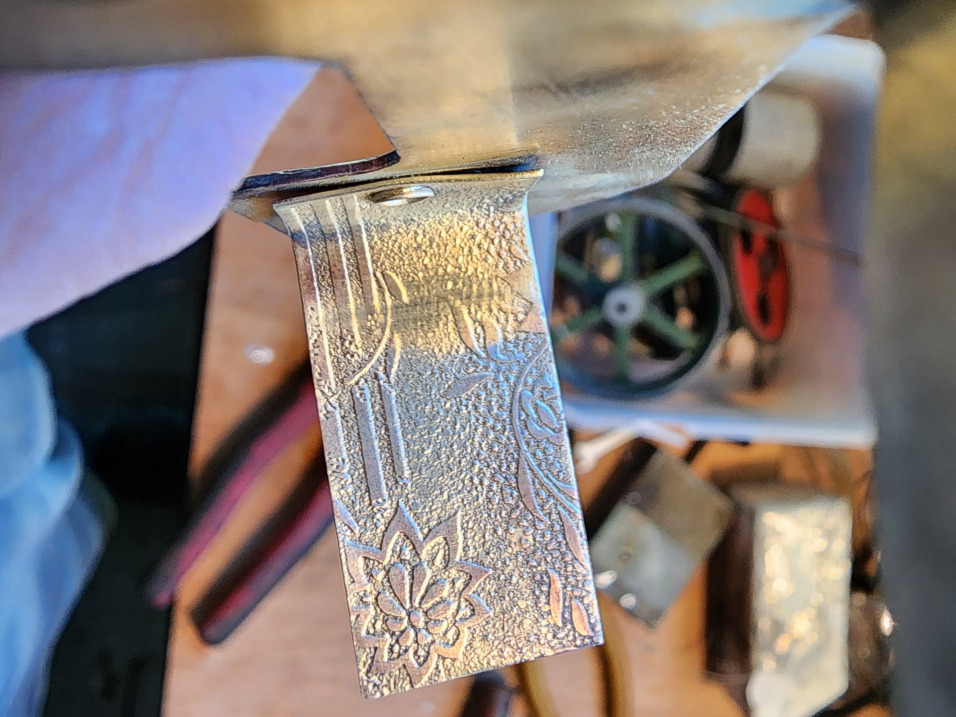 Ornate brass used in Renown Steam Roller
