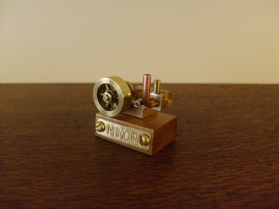 Minor engine front view -Peake Engines
