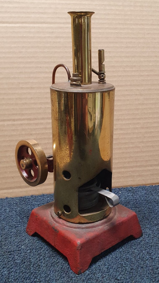 Scorpion vertical steam engine with early production base